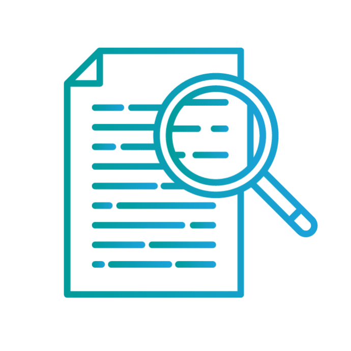 ikona analyza textu Naše technologie