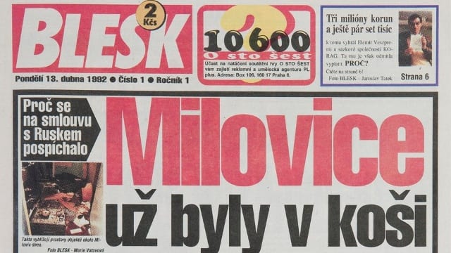 Prvni vydani Blesku