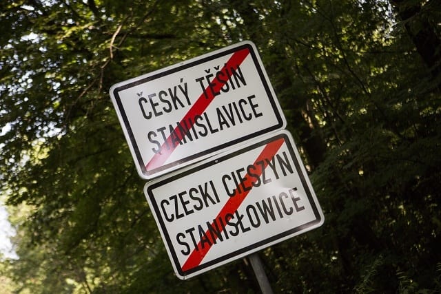 cedule Český Těšín - Czeski Cieszyn