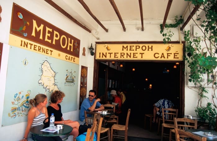 internetová kavárna Meron