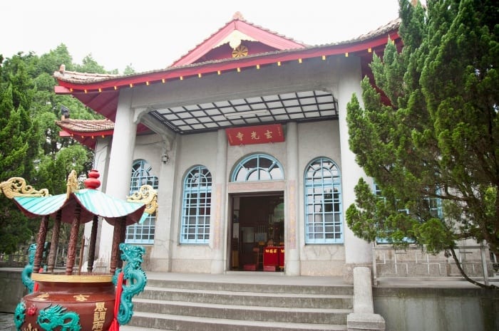 Taiwan vstup do chrámu